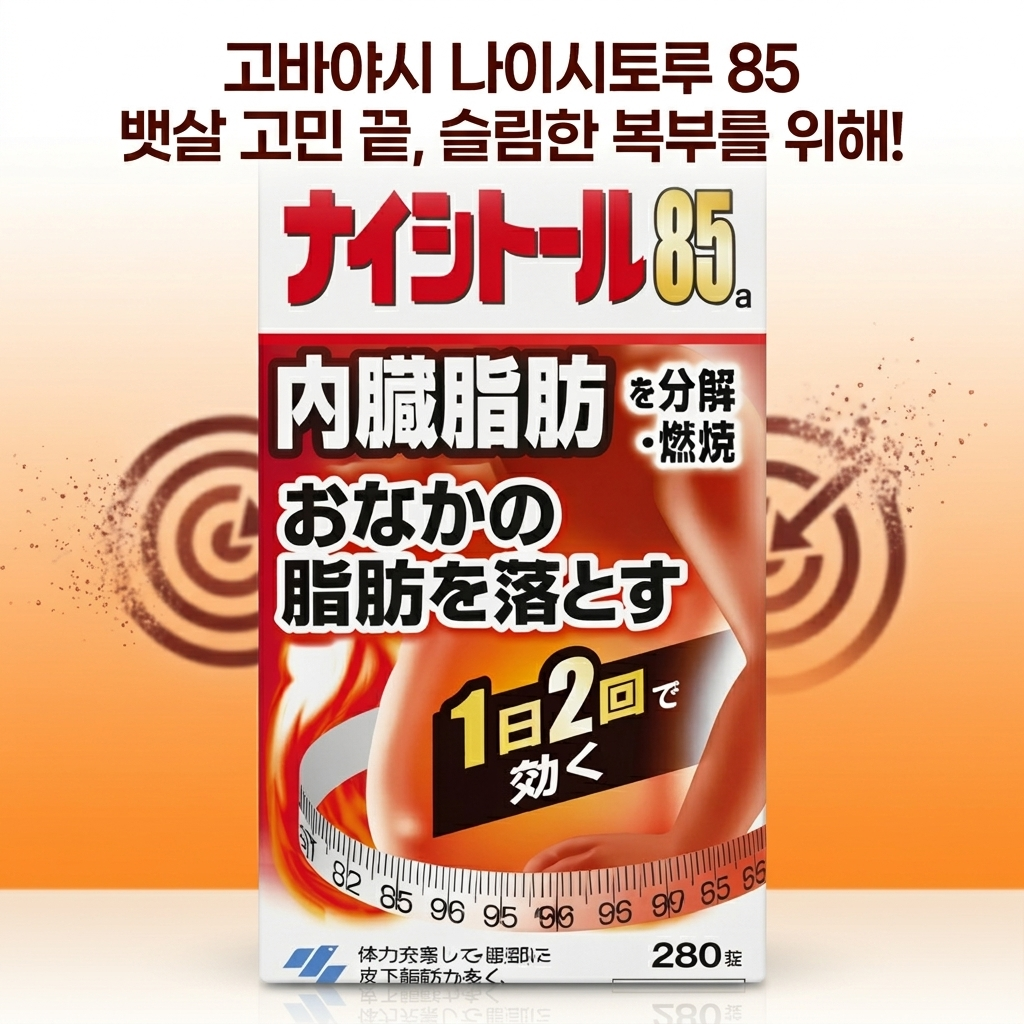 고바야시 나이시토루 85 280정/복부 지방 개선제