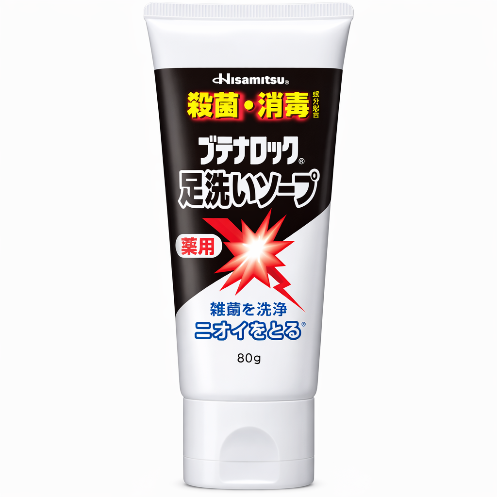부테나로크 풋 soap 80g /무좀 클렌징/발전용 비누