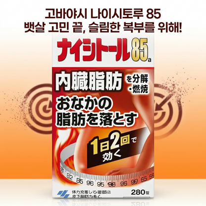 고바야시 나이시토루 85 280정/복부 지방 개선제